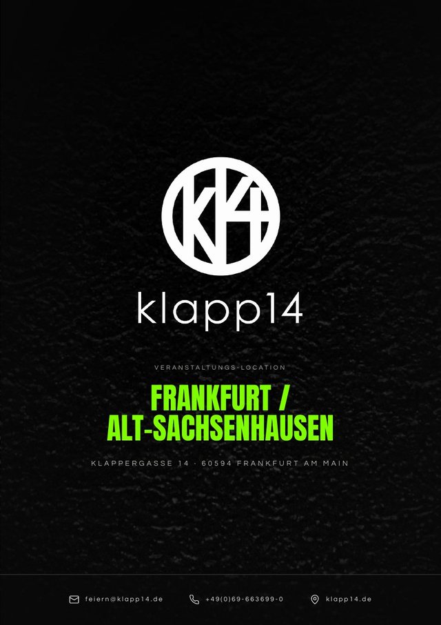 Titelseite der klapp14-Broschüre